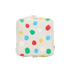 x Yayoi Kusama 2023 Square Bag, &pound;1,900, Handbags, Cream, Leather, Top view